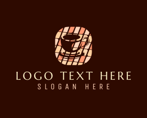 Coffee - Cafe Coffee Cup logo design