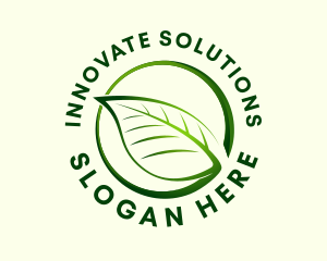 Organic Wellness Herb Logo