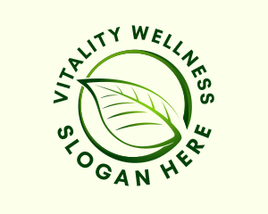 Organic Wellness Herb logo design