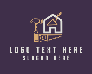 Shovel - Renovation House Tools logo design