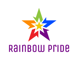 Gay - Abstract Rainbow Star logo design