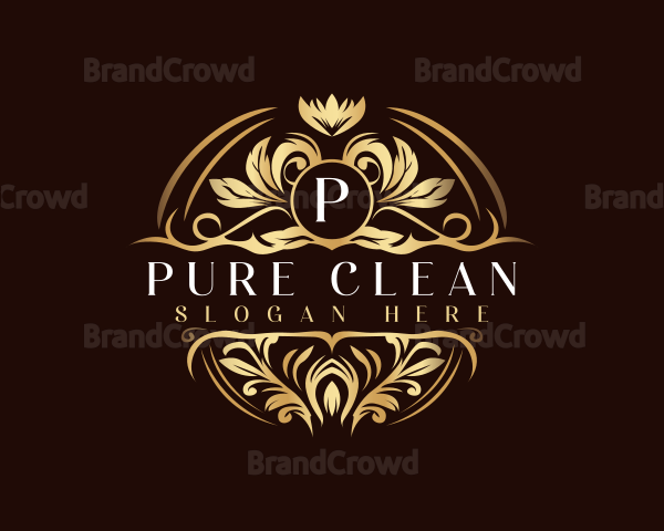 Elegant Flower Petals Logo