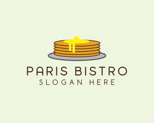 Diner Pancake Meal logo design