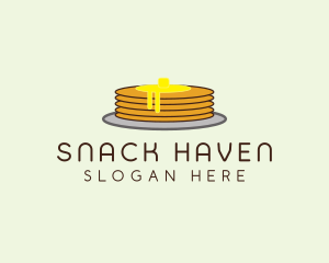 Diner Pancake Meal logo design