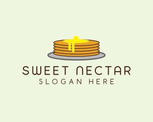 Diner Pancake Meal logo design