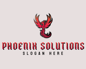 Phoenix Wings Esports logo design