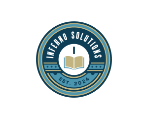 University Learning Book logo design