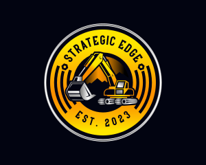 Digger - Machinery Excavator Construction logo design