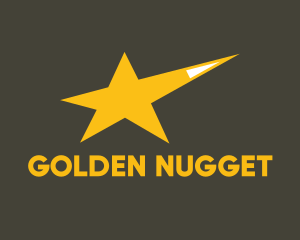 Golden Super Star logo design