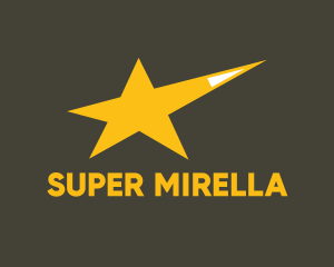 Golden Super Star logo design
