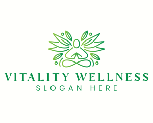 Yoga Spa Wellness logo design