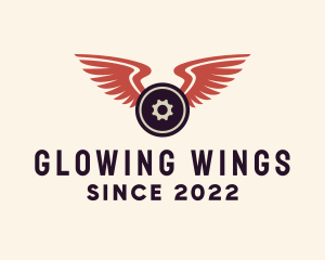 Weight Plate Wings logo design