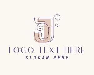 Elegant Ornate Swirl Logo