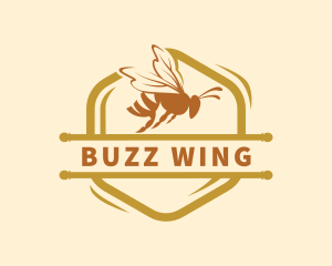 Bumblebee Insect Apiary logo design