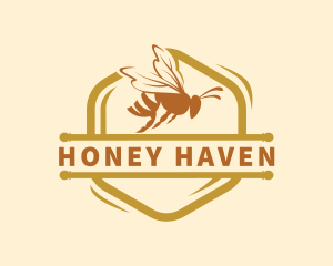 Bumblebee Insect Apiary logo design