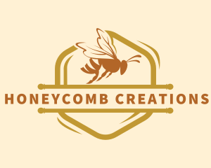Beeswax - Bumblebee Insect Apiary logo design