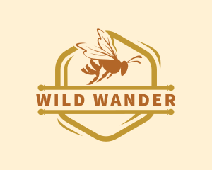 Bumblebee Insect Apiary logo design