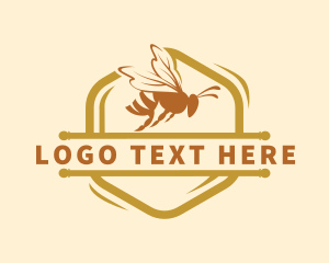 Bumblebee Insect Apiary Logo
