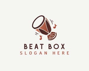 Rhythm - Tribal Drum Music logo design