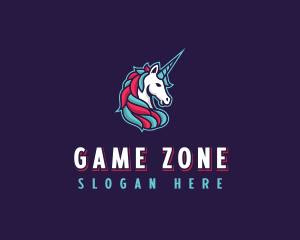 Unicorn Gaming logo design