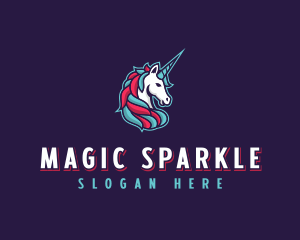 Unicorn Gaming logo design