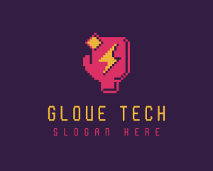 Lightning Boxing Glove logo design