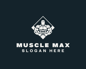 Bodybuilding - Fitness Bodybuilding Gym logo design