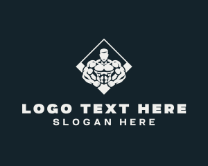 Fitness - Fitness Bodybuilding Gym logo design