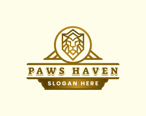 Elegant Regal Lion logo design