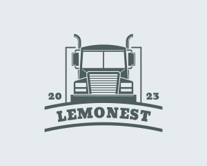 Transportation Service - Courier Truck Delivery logo design