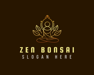 Yoga Zen Meditation logo design