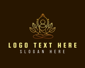 Chakra - Yoga Zen Meditation logo design