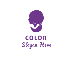 Purple Fashion Woman  Logo