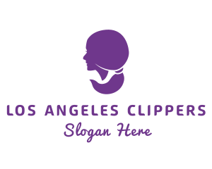 Purple Fashion Woman  Logo