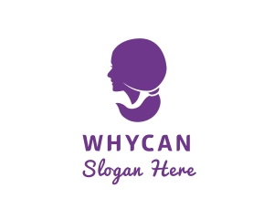 Purple Fashion Woman  Logo