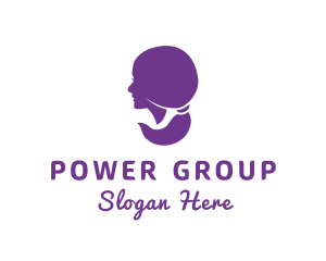 Hair - Purple Fashion Woman logo design
