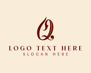 Fashion Designer - Elegant Fashion Letter Q logo design