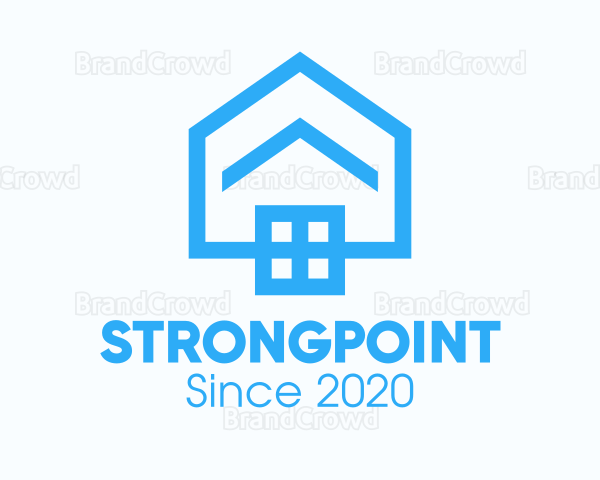 Blue Housing Property Logo