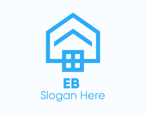 Blue Housing Property Logo