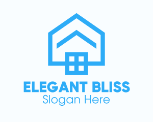 Blue Housing Property Logo