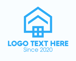 Tiny Home - Blue Housing Property logo design