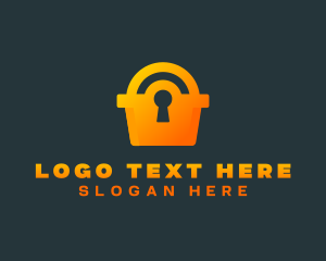 Locksmith - Keysmith Shopping Bag logo design