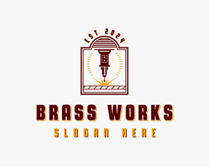 Mechanical Laser Engraving  logo design