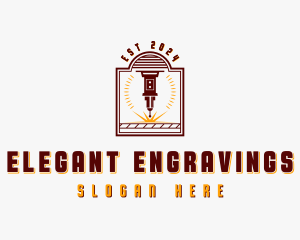 Mechanical Laser Engraving  logo design