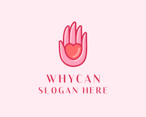 Care Heart Hand Logo