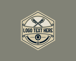 Tools - Wrench Plumbing Tool logo design
