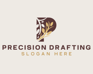 Organic Wheat Grain logo design