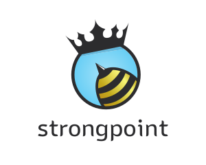 Wasp - Queen Bee Sting logo design