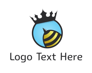 Black Crown - Queen Bee Sting logo design