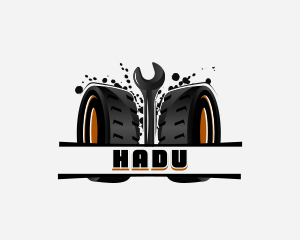 Detailing - Tire Repair Mechanic logo design